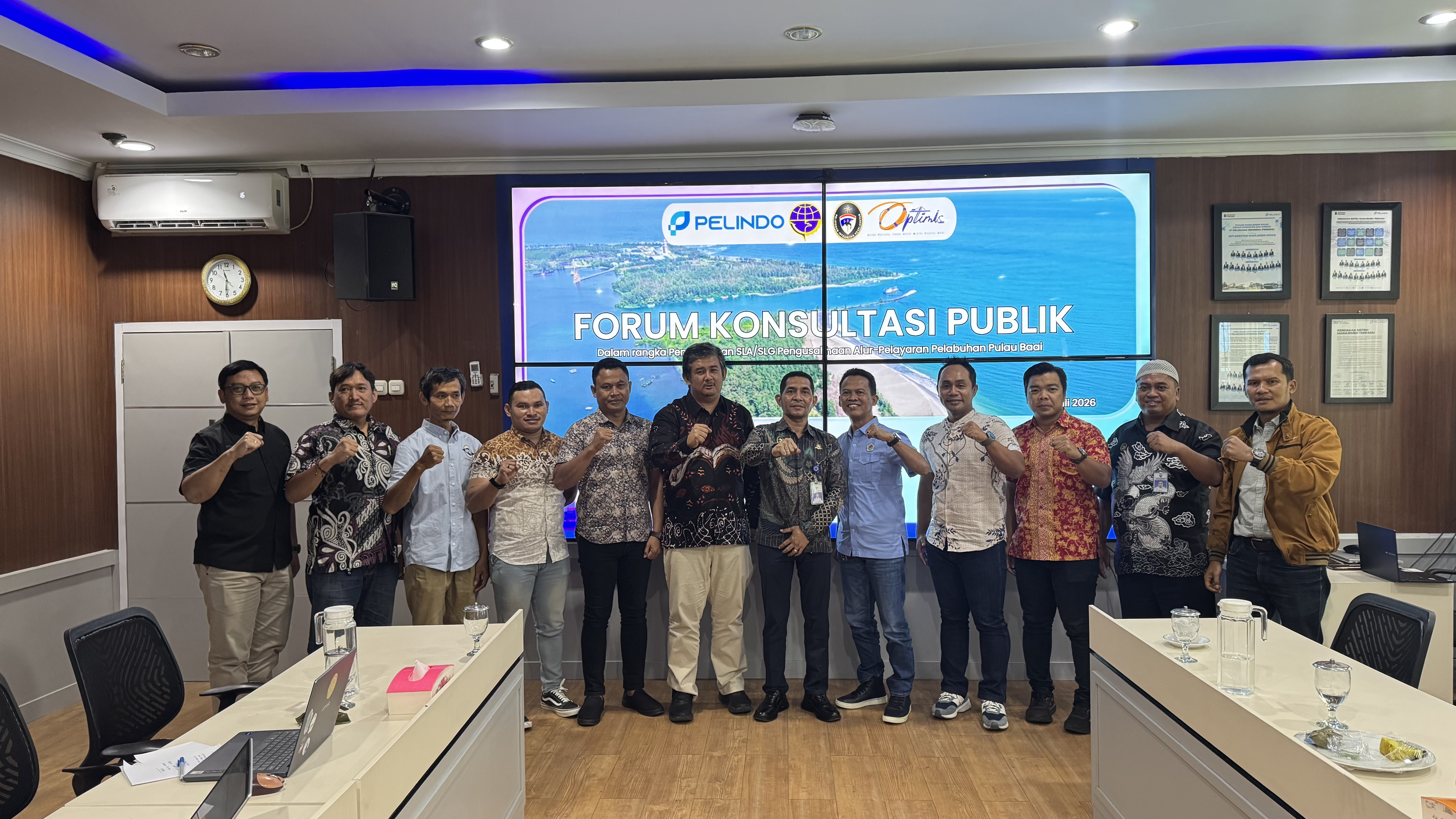 KSOP Kelas III Pulau Baai Gelar Forum Konsultasi Publik Bahas Service Level Agreement (SLA) dan Service Level Gurantee (SLG) Pengusahaan Alur_Pelayaran Pulau Baai